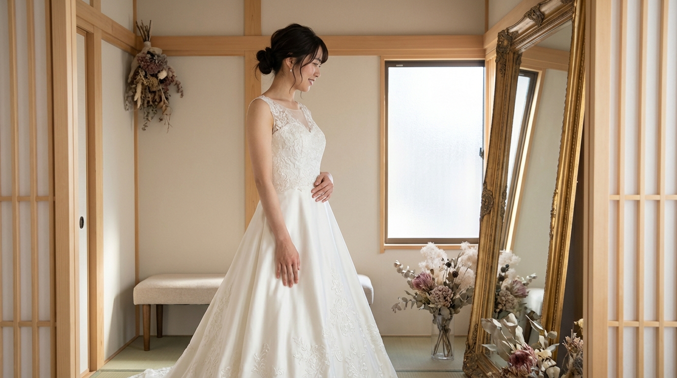 ウェディングドレス 試着 - 2